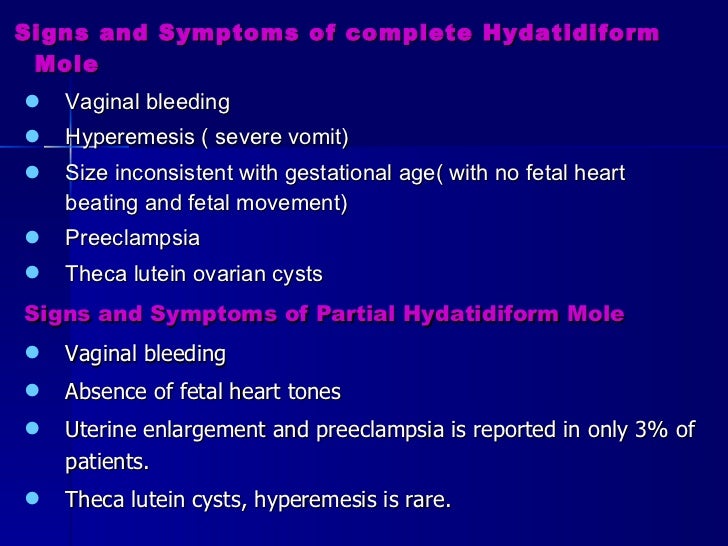 pathophysiology of vaginal bleeding of h-mole Pathophysiology of vaginal bleeding of h-mole